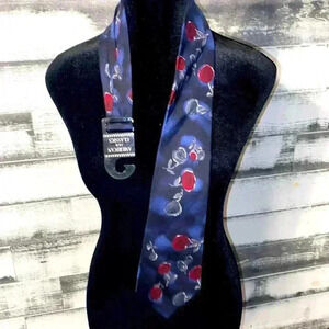 New Zylos George Machado Silk Floral Tie